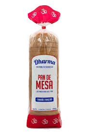PAN DE  MESA FAMILIAR DHARMA  490 grs MEDIO (bandeja de 10 piezas)    (comp